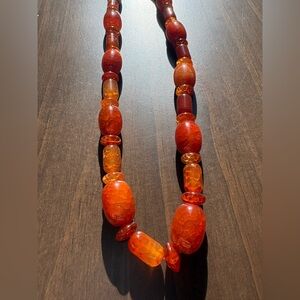 Orange Agate Necklace